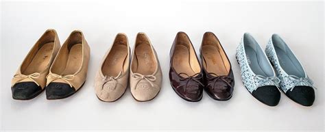 chanel ballet flats sizing guide|chanel flats beige and black.